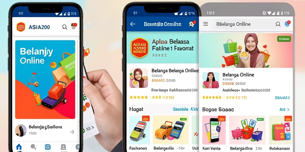 Tampilan antarmuka aplikasi ASIA200 yang modern dan menarik.
