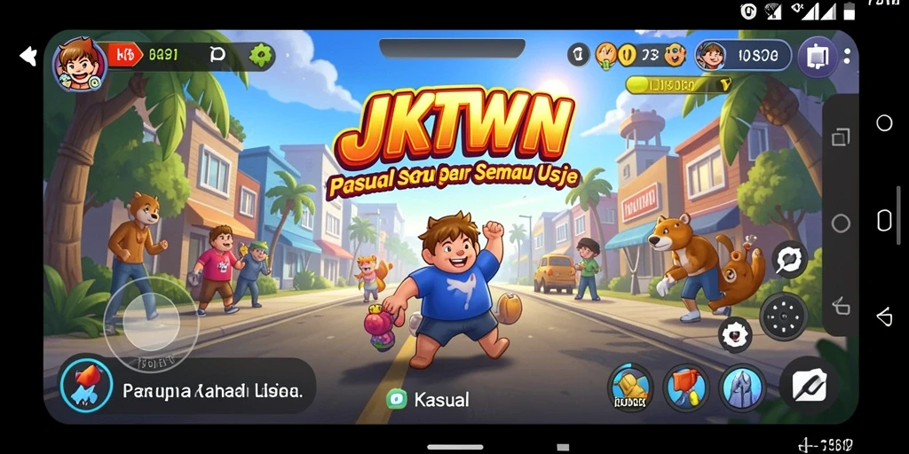 Tampilan antarmuka permainan JKTWIN yang menarik dan ramah pengguna.