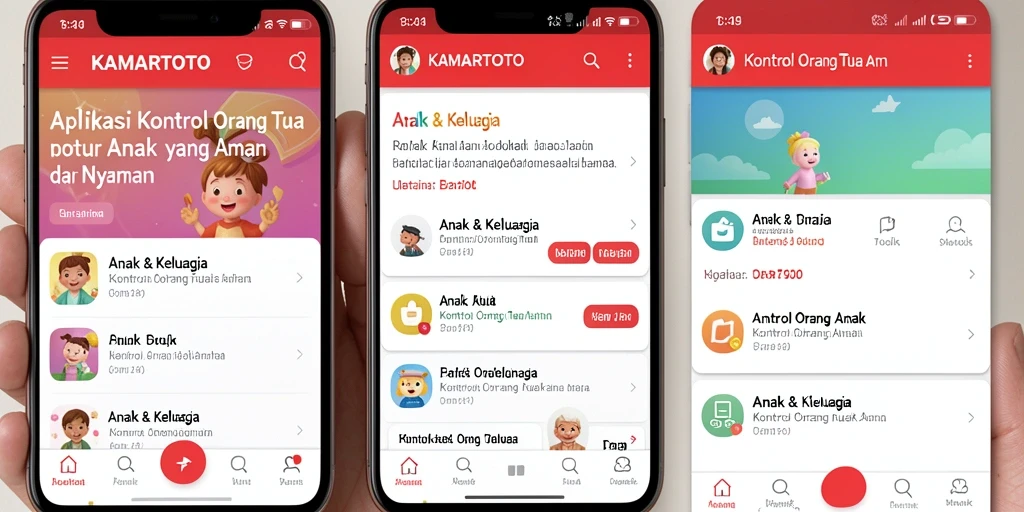 Screenshot KAMARTOTO menampilkan fitur kontrol yang mudah diakses.