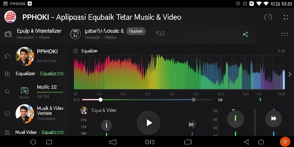Tampilan antarmuka <strong>PPHOKI</strong> dengan fungsi Equalizer yang mudah digunakan.